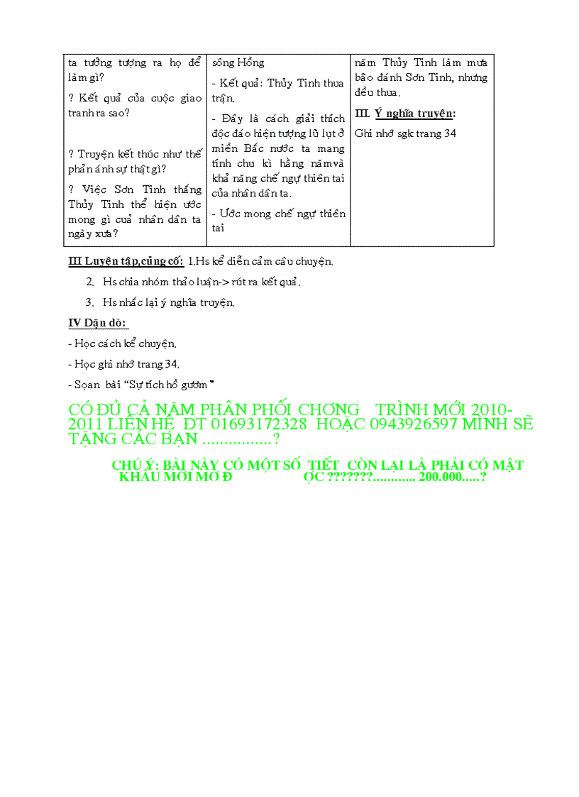 image for page Giáo án Ngữ văn 6 cả năm chuẩn kiến thức kỹ năng