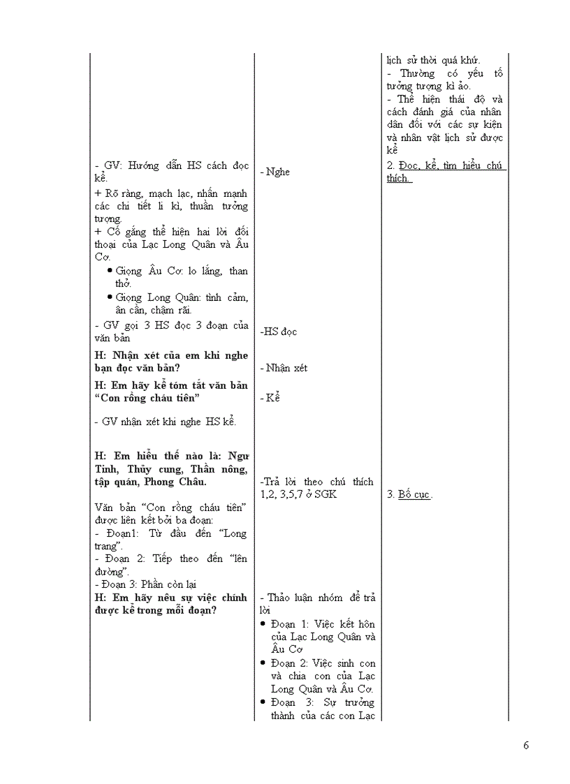 image for page Giáo án Ngữ Văn 6 chuẩn hay 2011 2012