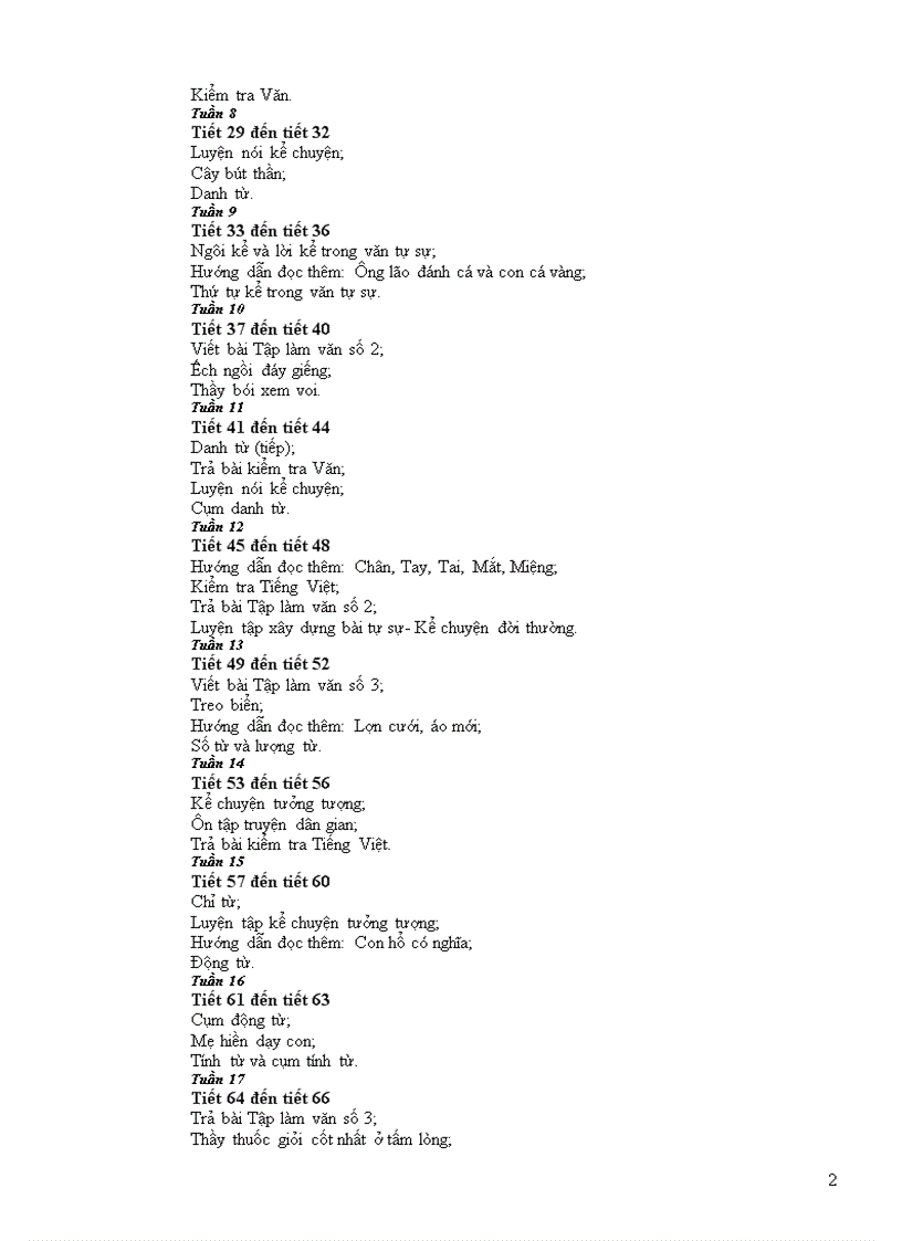 image for page Giáo án Ngữ Văn 6 chuẩn mới chi tiết