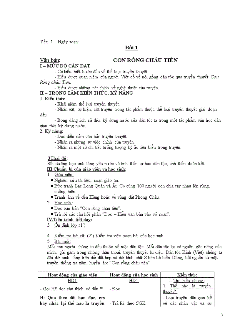 image for page Giáo án Ngữ Văn 6 chuẩn mới chi tiết