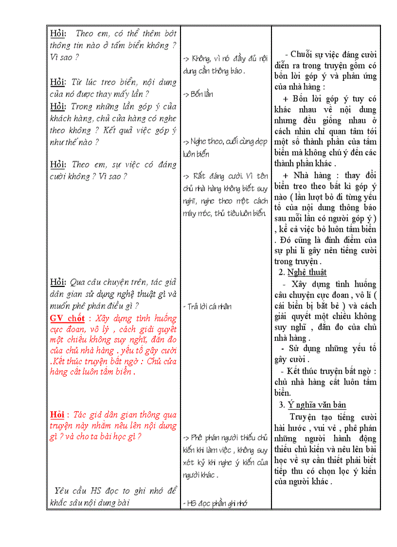 Giáo án ngữ văn 6 chuẩn tuần 13