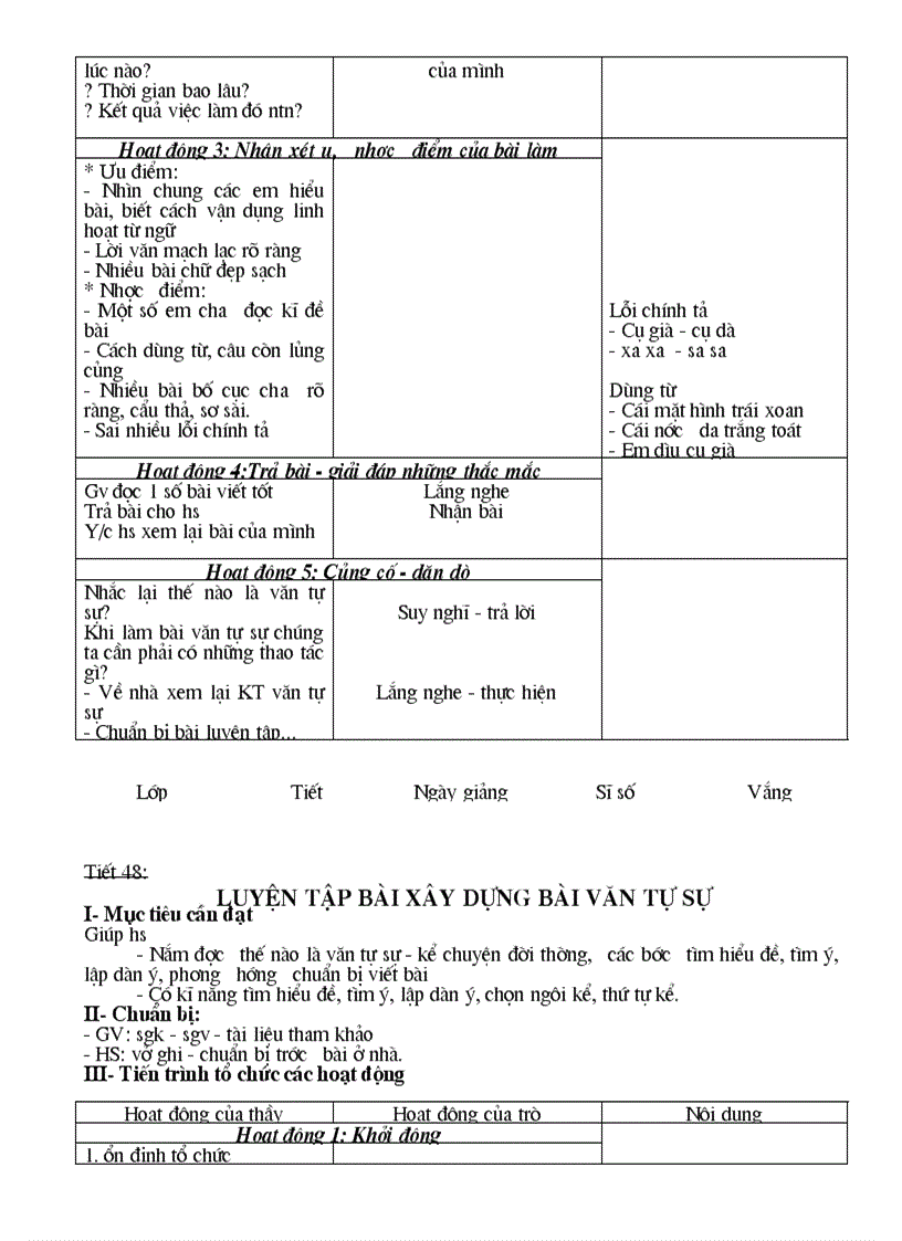 image for page Giáo án Ngữ Văn 6 đầy đủ