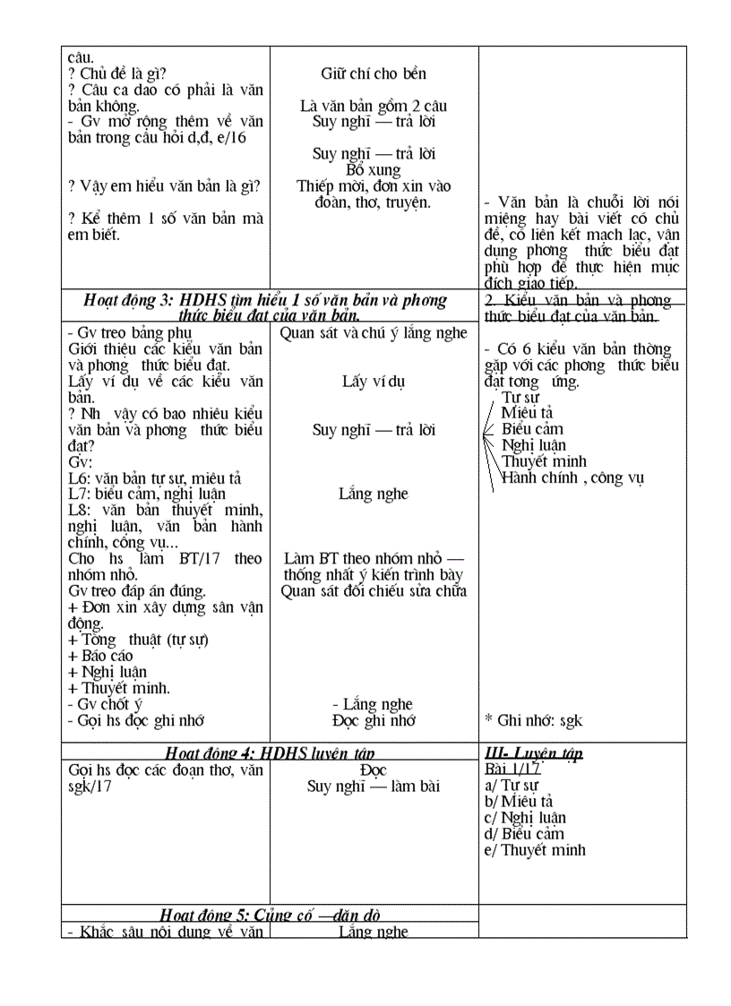 image for page Giáo án Ngữ Văn 6 Hà Giang 3 cột