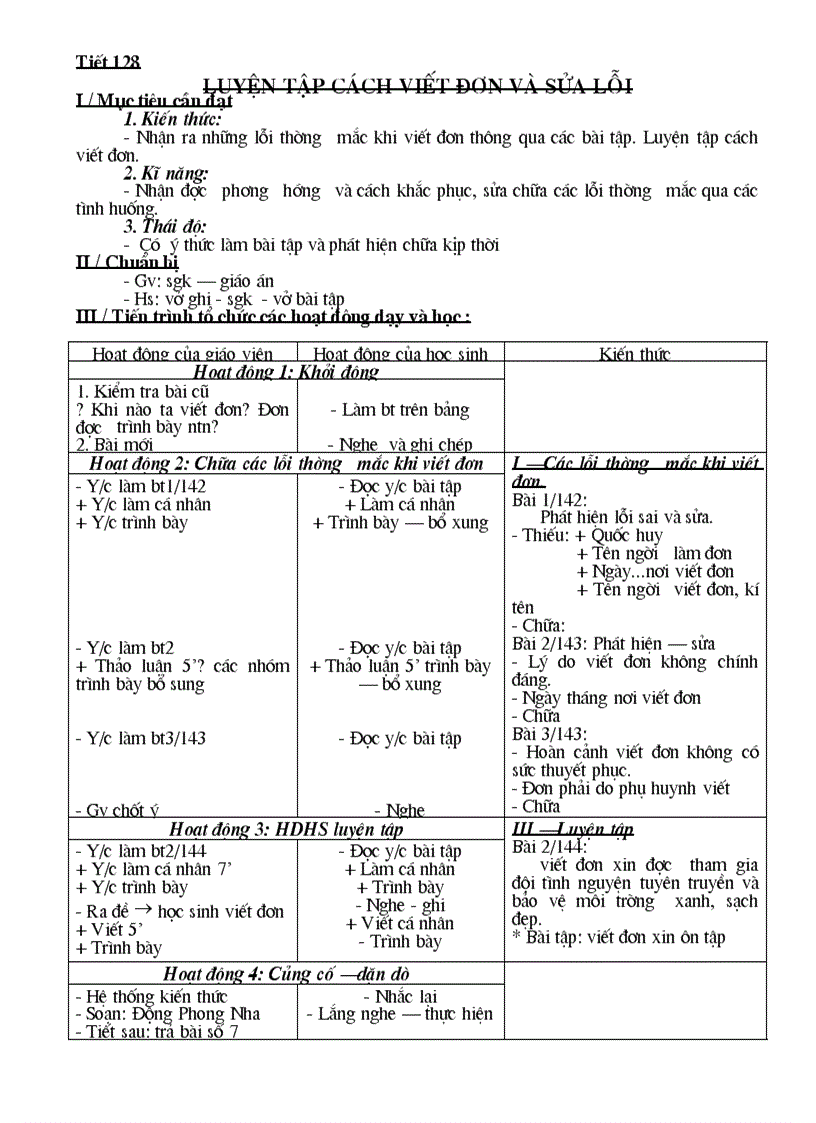 image for page Giáo án Ngữ Văn 6 Hà Giang 3 cột