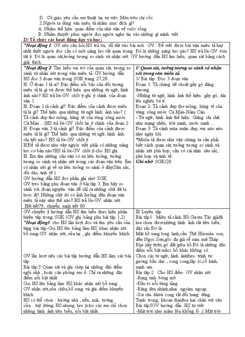 image for page Giáo án Ngữ văn 6 HK II