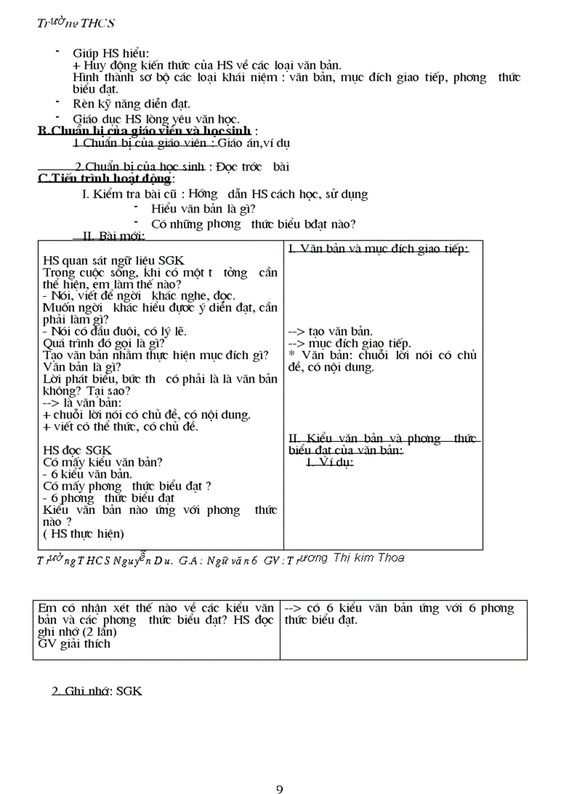 image for page Giáo án ngữ văn 6 hk1