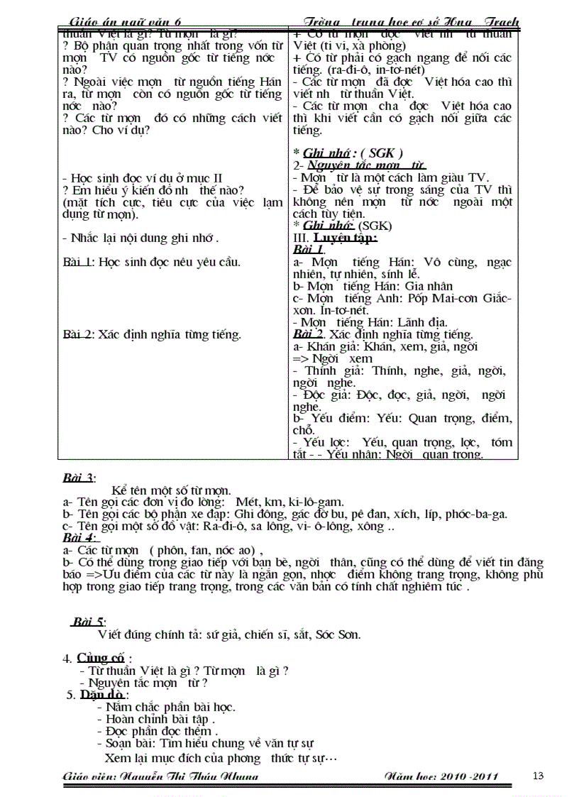 image for page GIao án ngư văn 6 học kì II