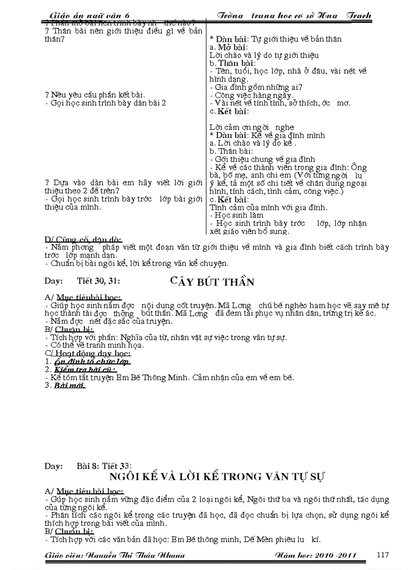 image for page GIao án ngư văn 6 học kì II