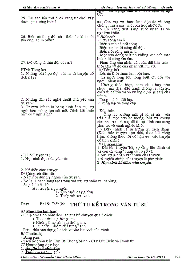 image for page GIao án ngư văn 6 học kì II