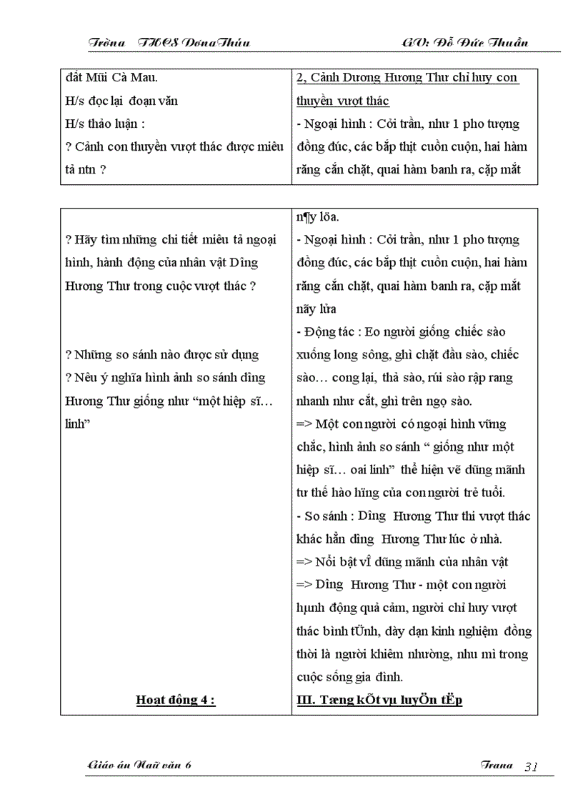 image for page Giáo án Ngữ văn 6 KH II