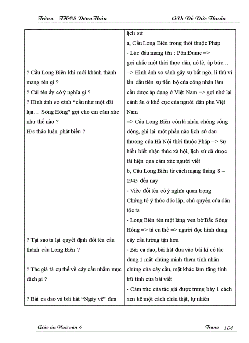 image for page Giáo án Ngữ văn 6 KH II