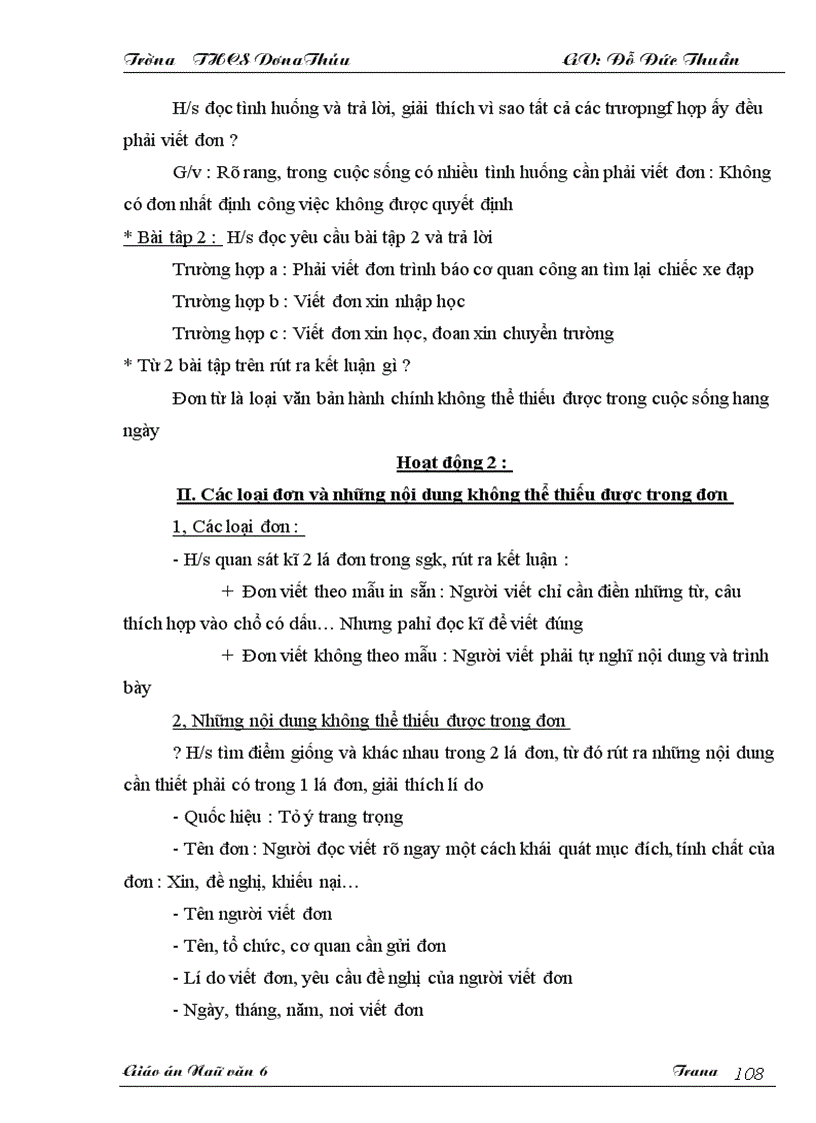 image for page Giáo án Ngữ văn 6 KH II