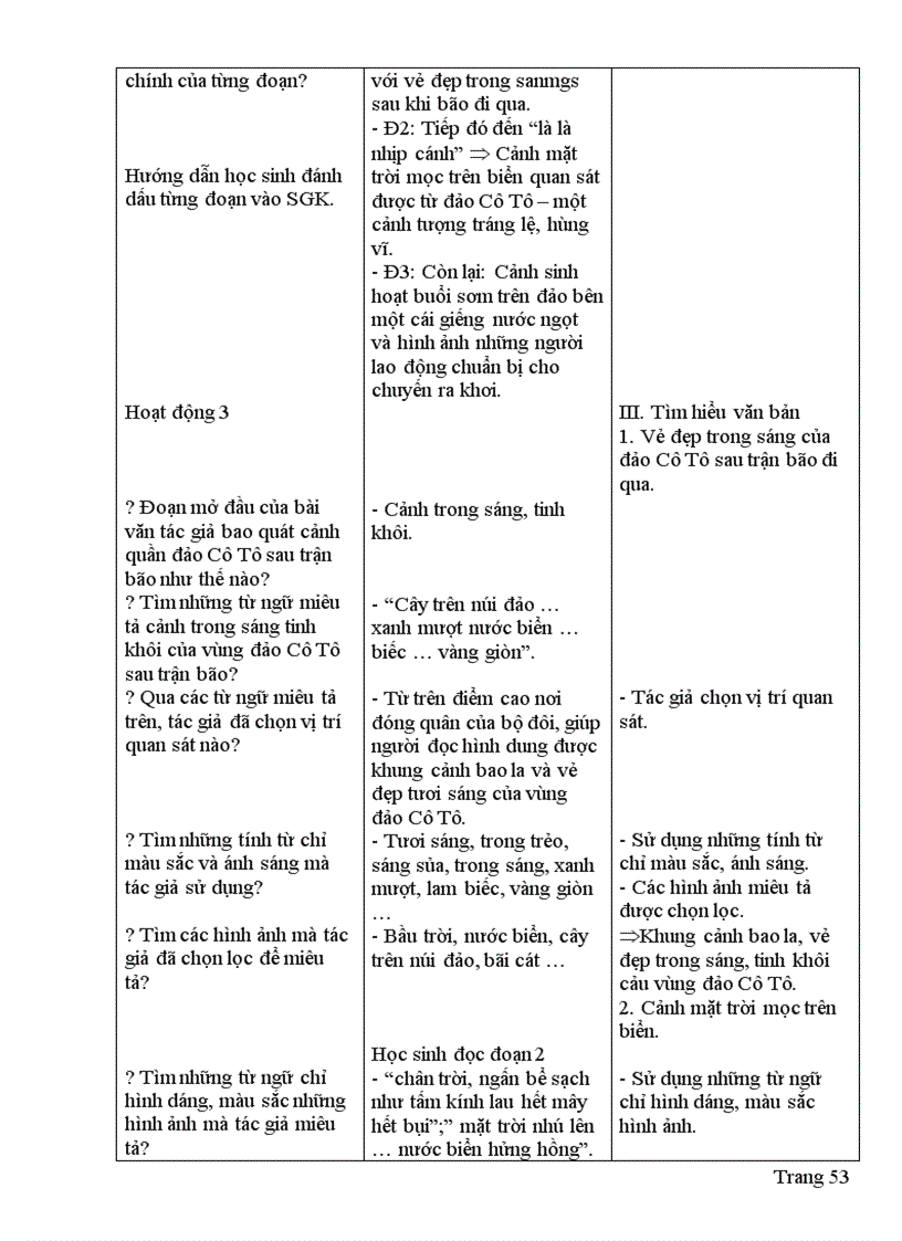 image for page Giáo án ngữ văn 6 kì 2