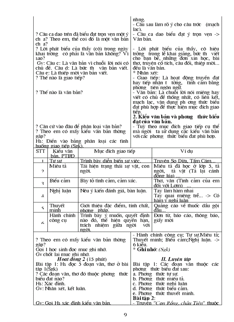 image for page Giáo án Ngữ văn 6 kỳ I X