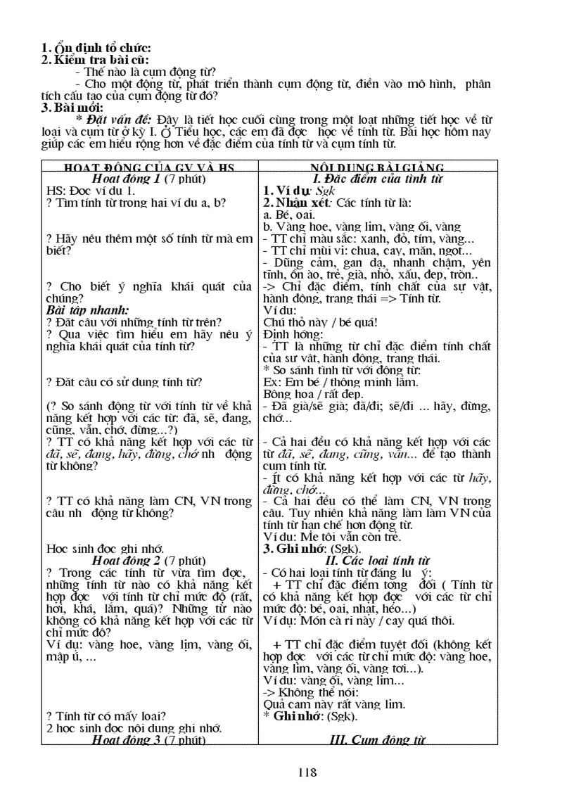 image for page Giáo án Ngữ văn 6 kỳ I X