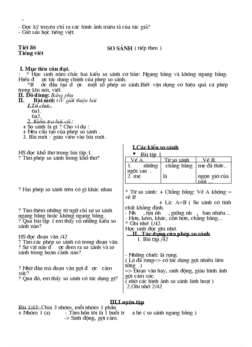 image for page Giáo án Ngữ văn 6 kỳ II