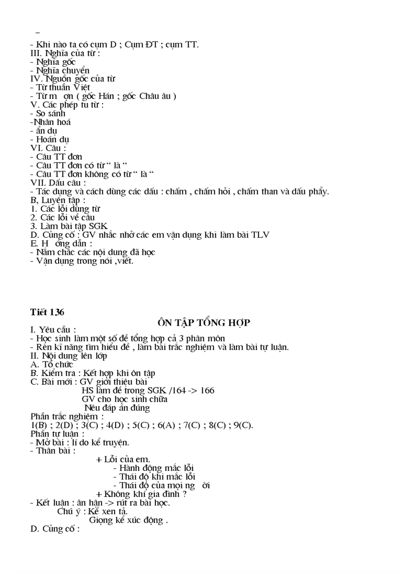 image for page Giáo án Ngữ văn 6 kỳ II