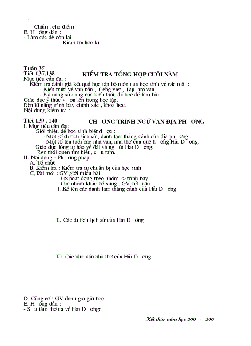 image for page Giáo án Ngữ văn 6 kỳ II