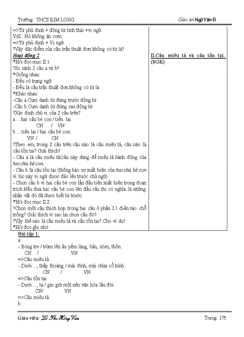 image for page Giao an ngu van 6 NH 2008 2009 tron bo