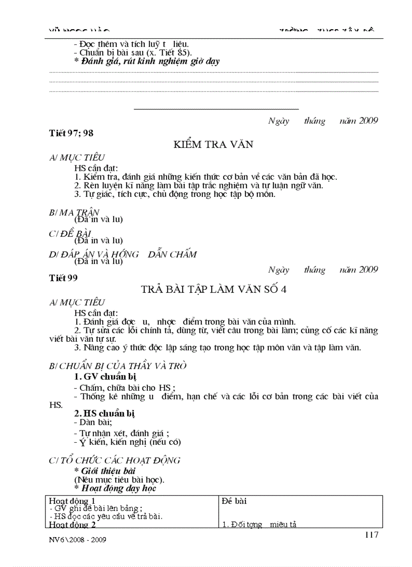 image for page Giáo án Ngữ văn 6 tiết 19 124