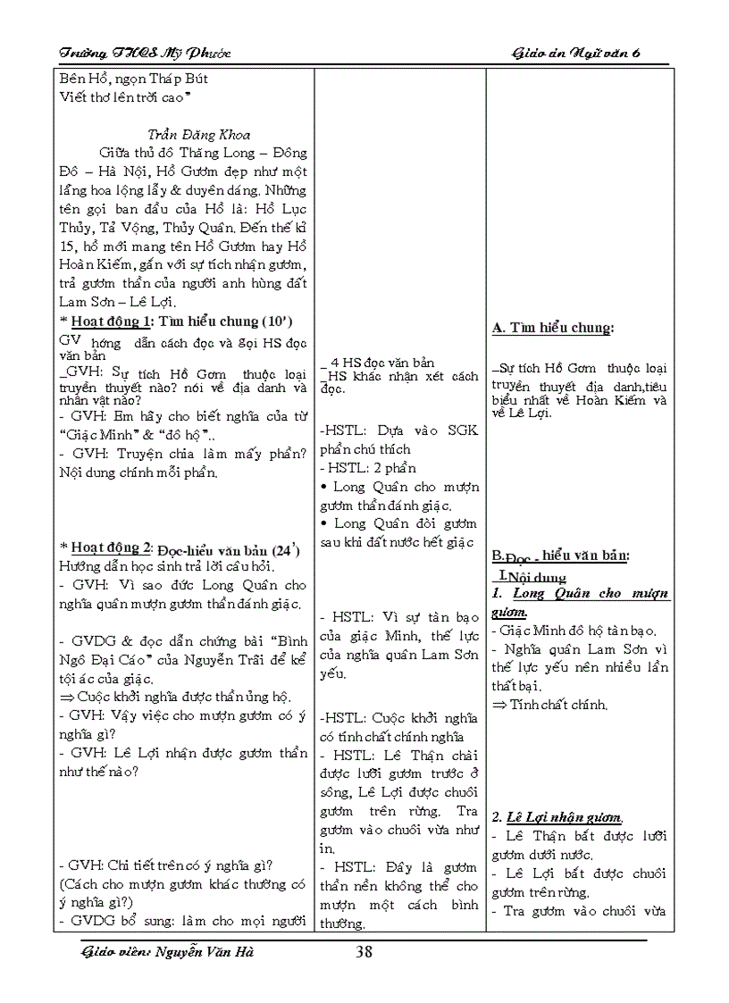 image for page Giáo án ngữ văn 6 tuần 1 10