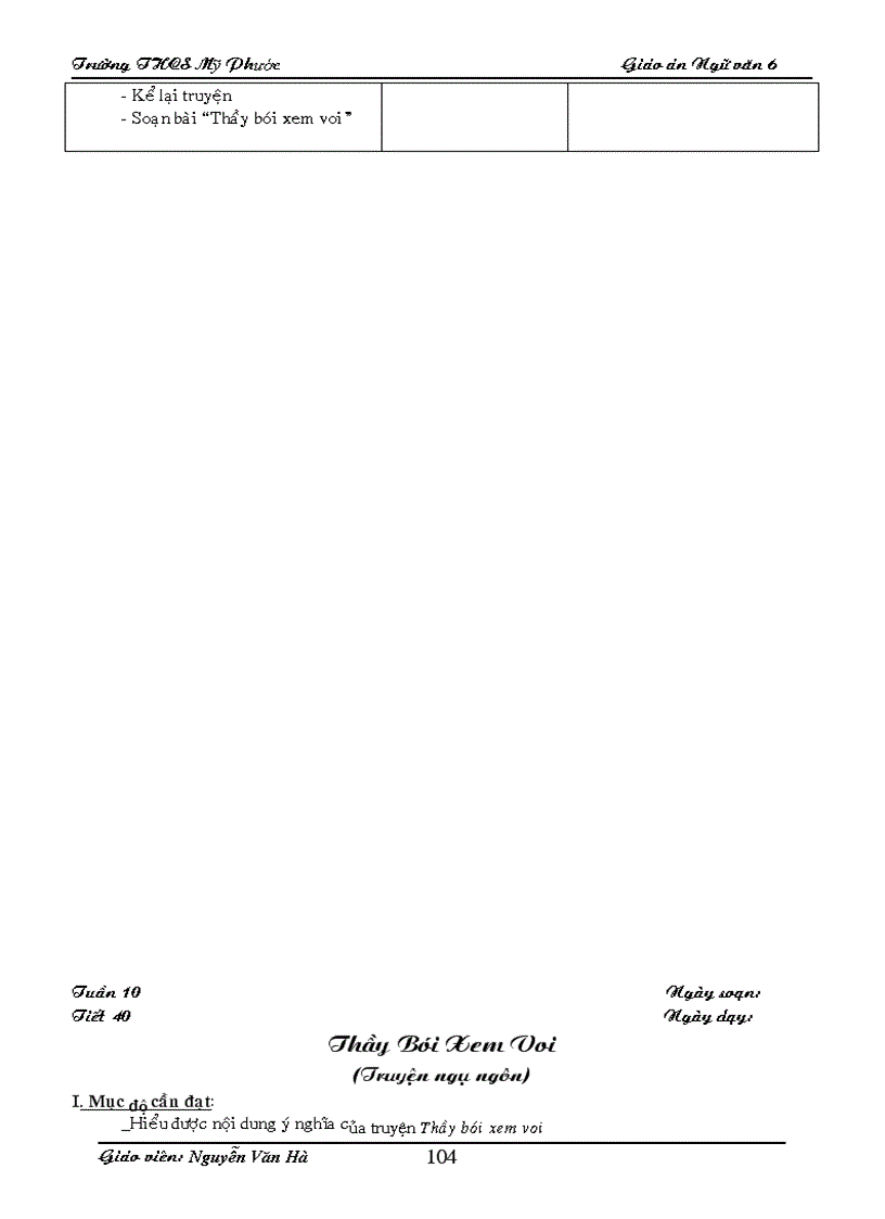 image for page Giáo án ngữ văn 6 tuần 1 10