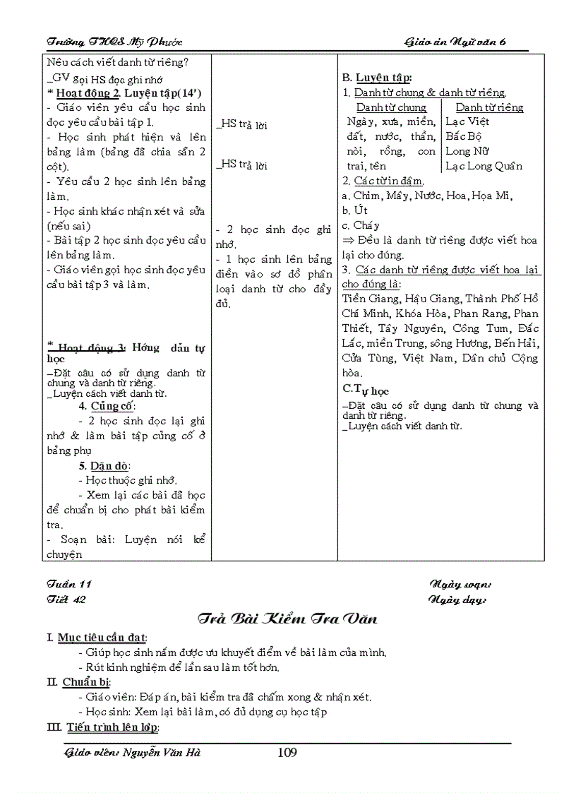 image for page Giáo án ngữ văn 6 tuần 1 10