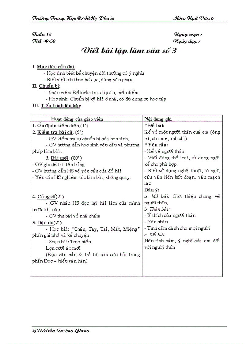 image for page Giáo án ngữ văn 6 tuần 12 24