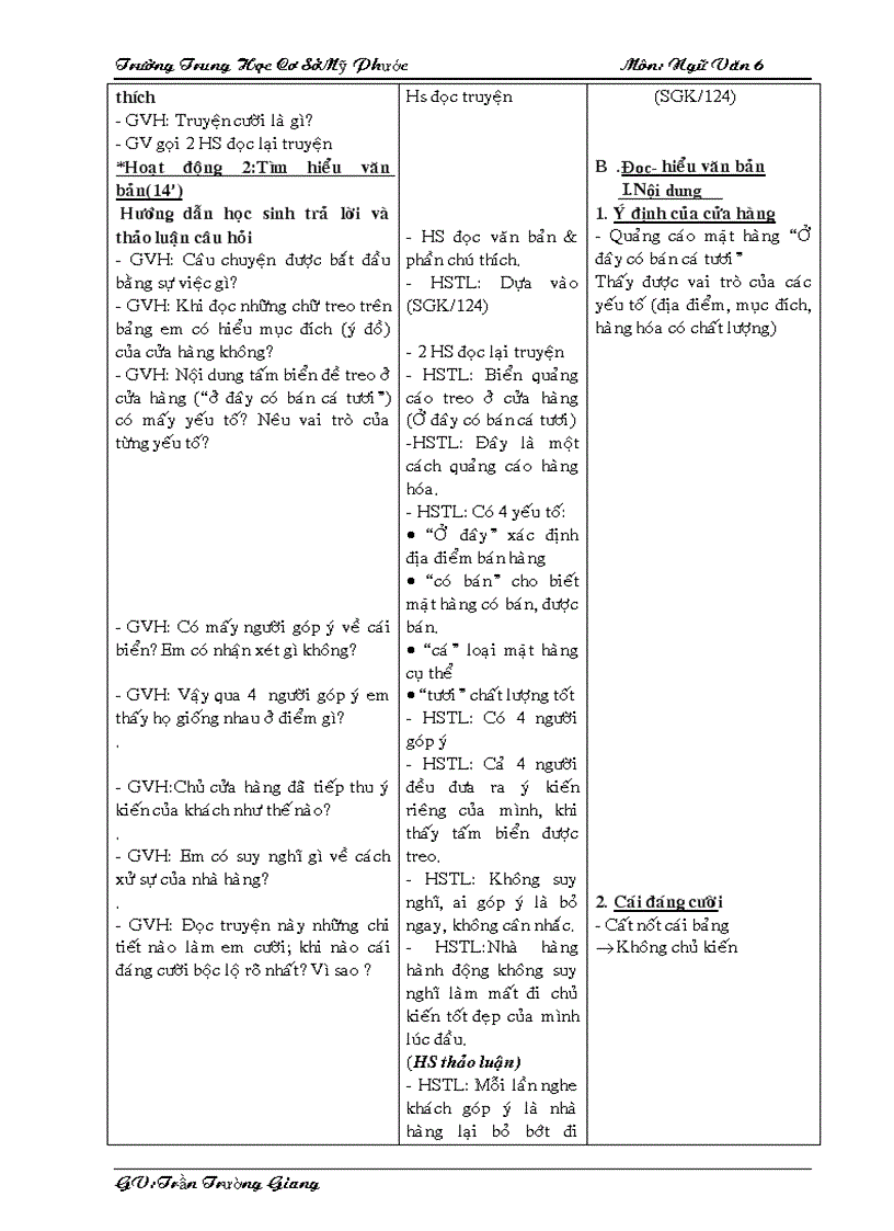 image for page Giáo án ngữ văn 6 tuần 12 24