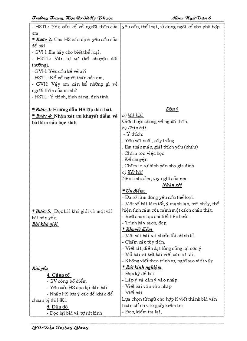 image for page Giáo án ngữ văn 6 tuần 12 24