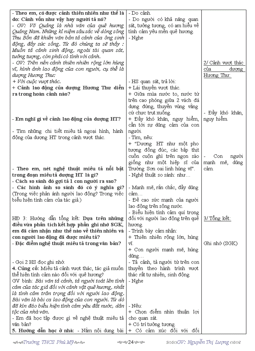 image for page Giáo án Ngữ văn 6 tuần 19 đến tuần 23