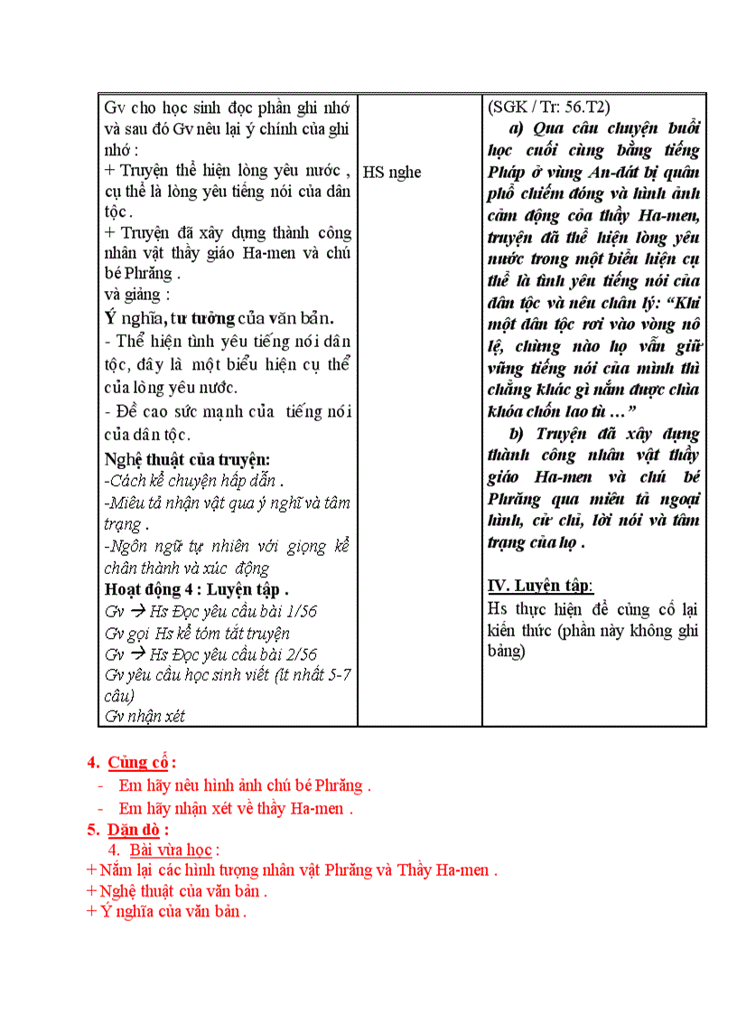 image for page Giáo án ngữ văn 6 tuần 22 24 CKT