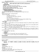 Giáo án Ngữ văn 6 tuần 5 tích hợp đủ