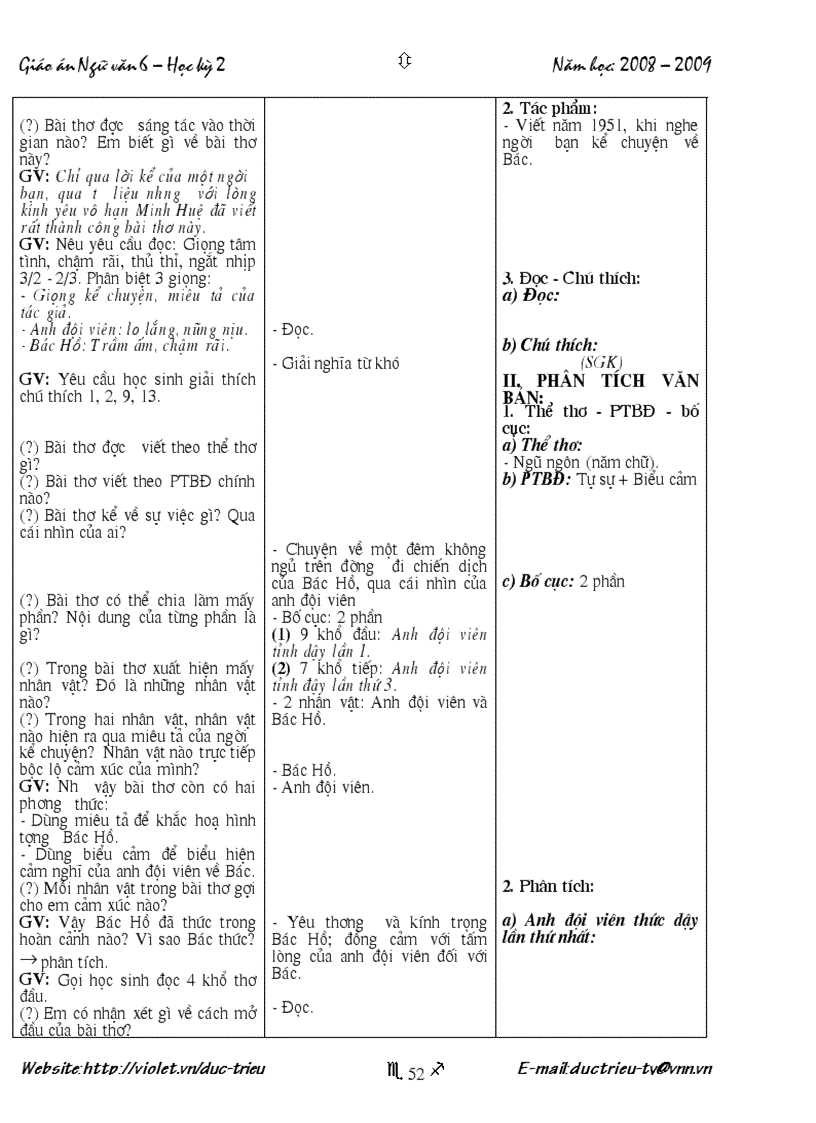 image for page Giao an Ngu van 6 HK 2 3 cot Quyển 1
