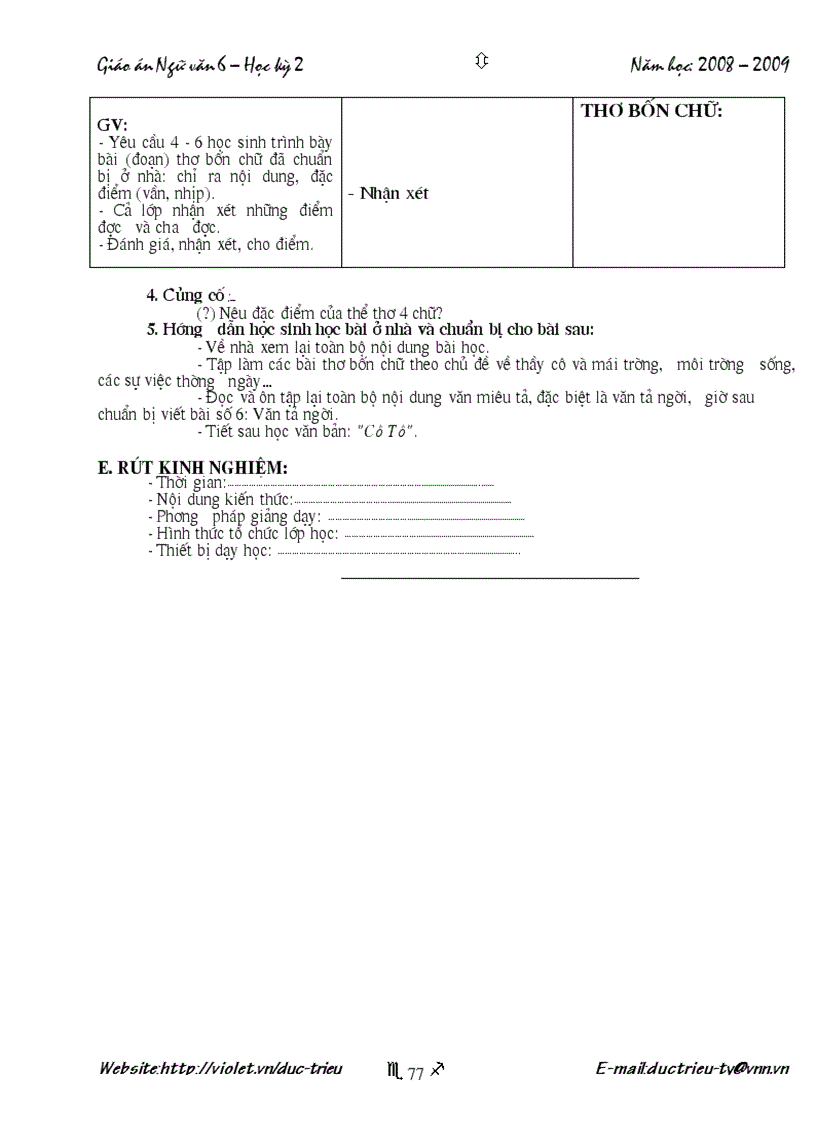 image for page Giao an Ngu van 6 HK 2 3 cot Quyển 1