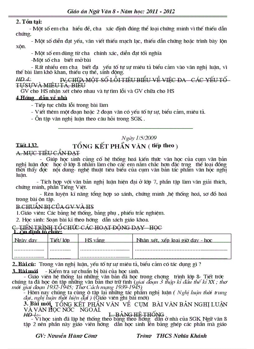 image for page Giao an ngu van 8 2011 2012