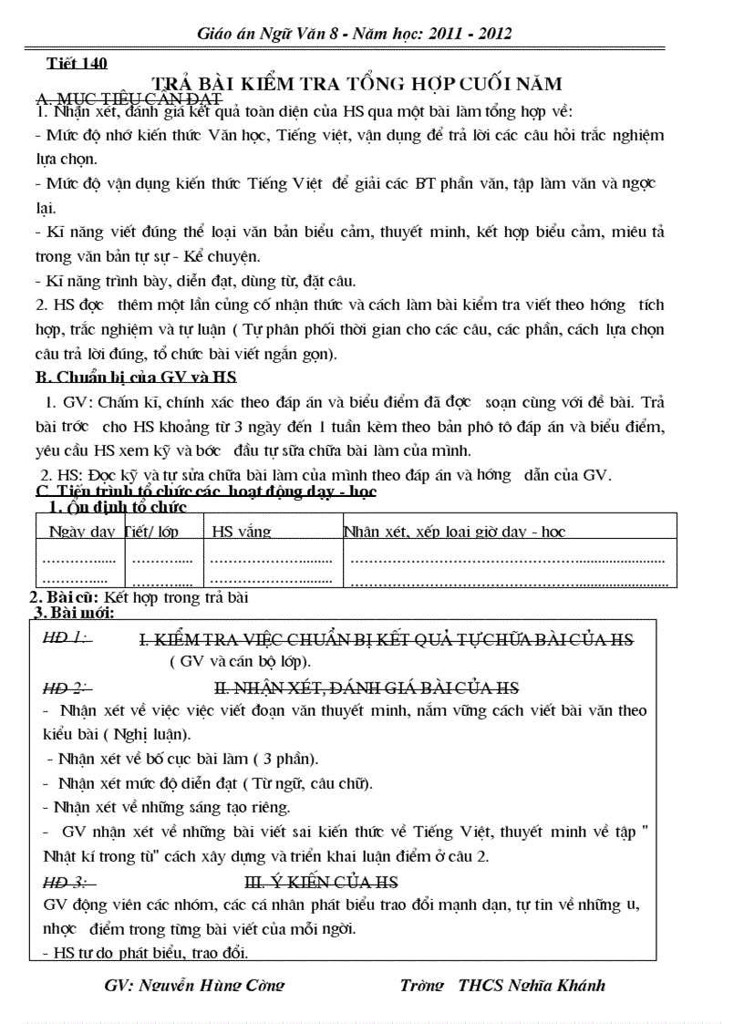 image for page Giao an ngu van 8 2011 2012