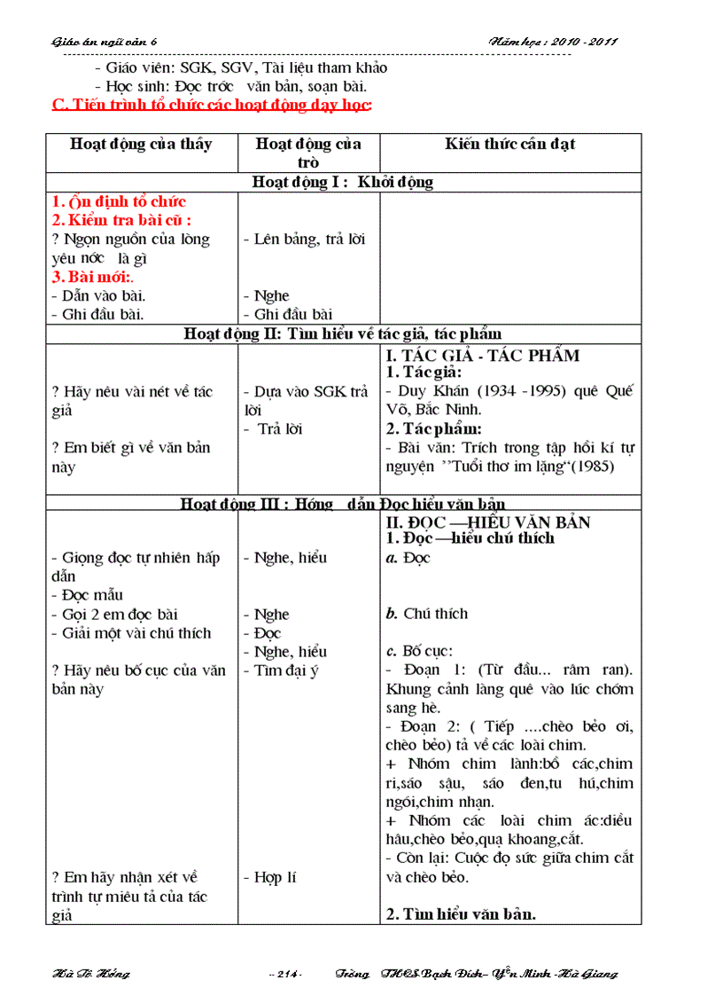 image for page Giao an NV 6 HKI