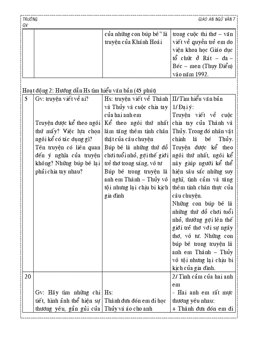 image for page Giáo án NV 7