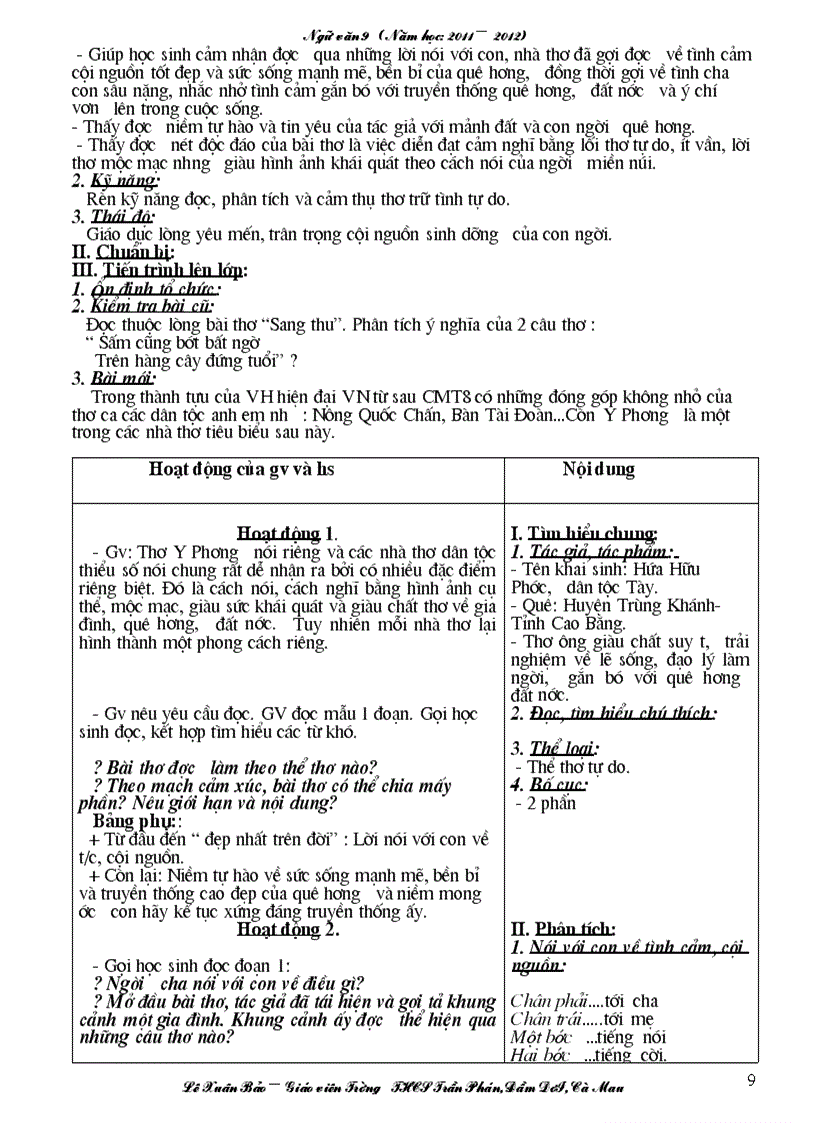 image for page Giáo án NV9 Tuần 26 doc