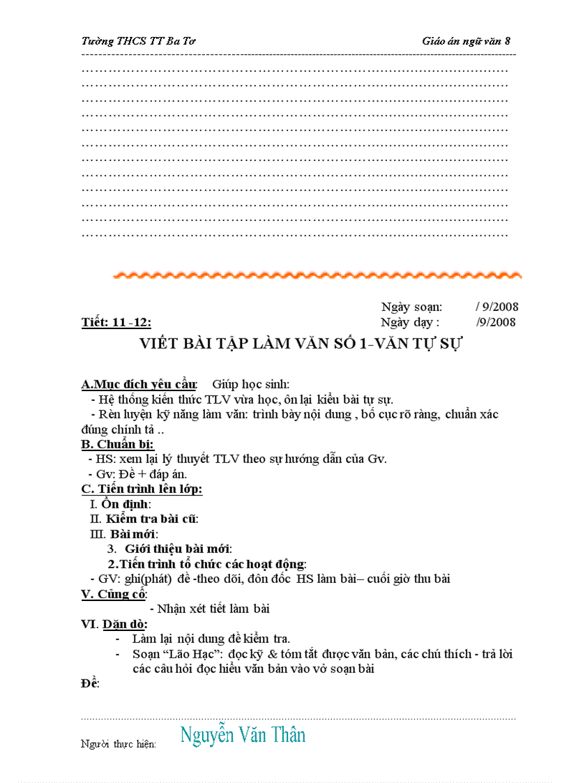 image for page Giáo án thân ba tơ