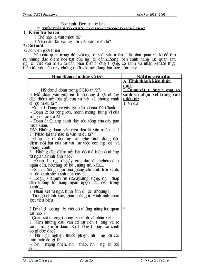 image for page Giáo án tự chọn 3 cột