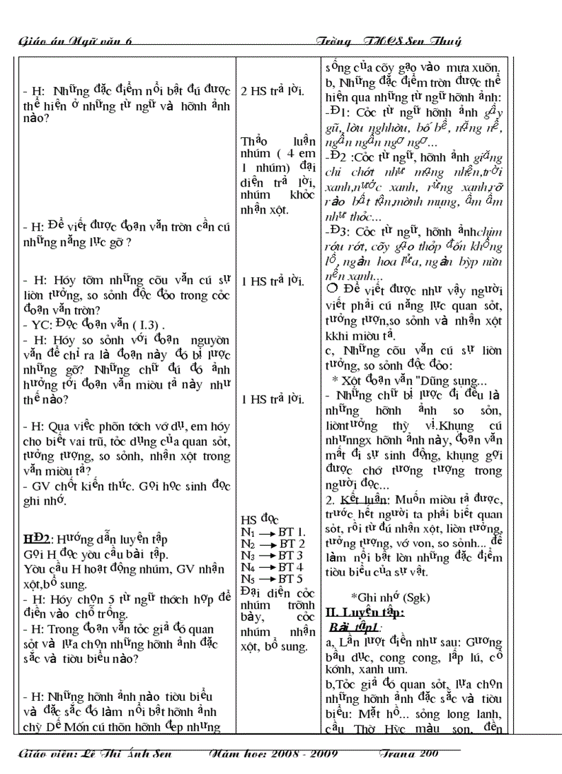 image for page Giáo án văn 6 3 cột