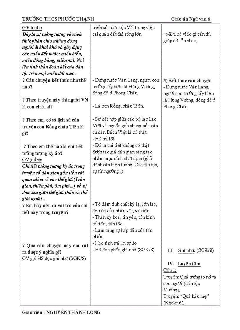 image for page Giáo an văn 6 Bai 1 Con rồng chau tien