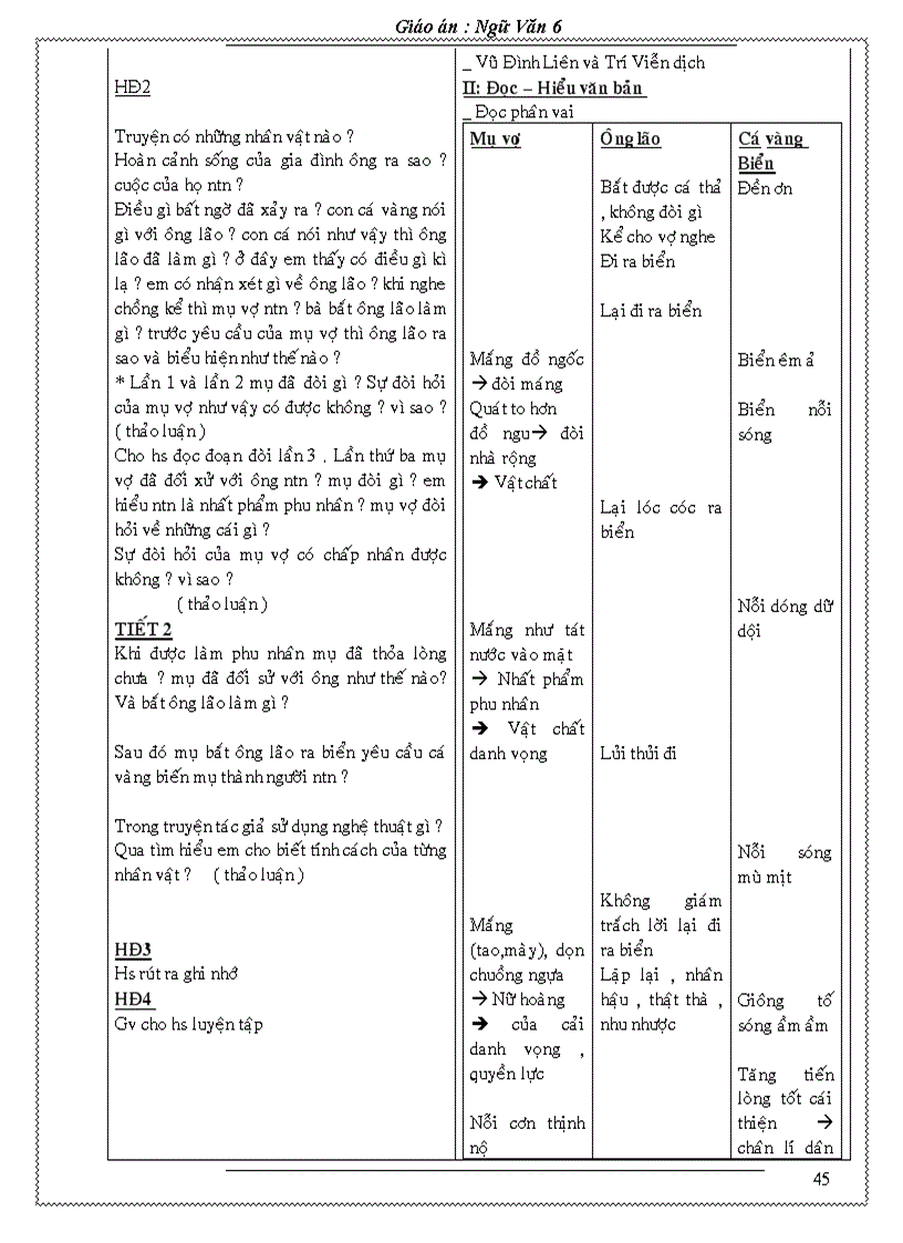 image for page Giao an Van 6 Chuan KT