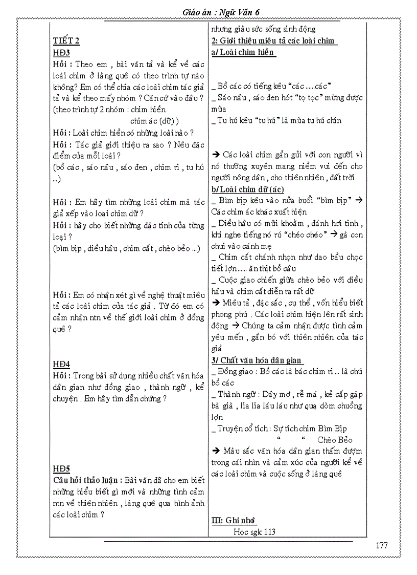 image for page Giao an Van 6 Chuan KT