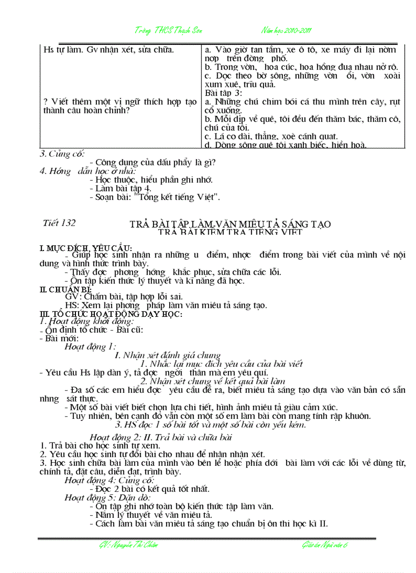 image for page Giáo án văn 6 chuẩn ktkn ki 2