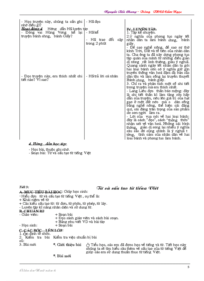 image for page Giáo án Văn 6 cực hay