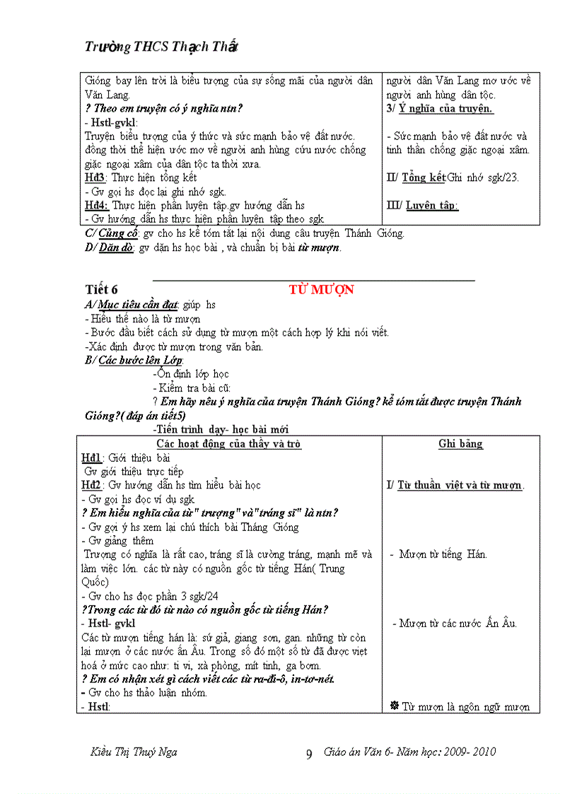 image for page Giao an van 6 da sua