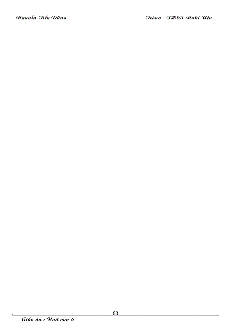 image for page Giáo án Văn 6 HK2